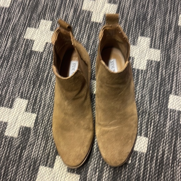 Steve Madden Size 7 Boots Chestnut - Picture 2 of 7